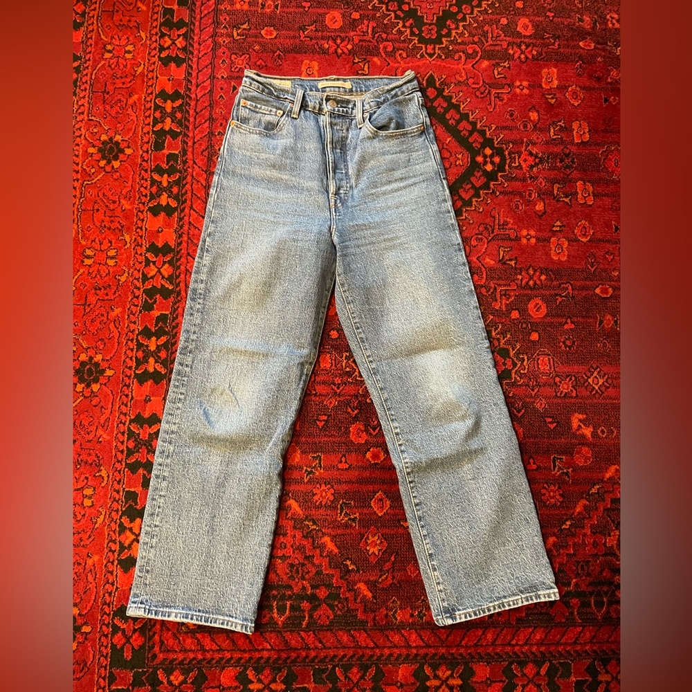 Levis Ribcage Straight Ankle Jeans